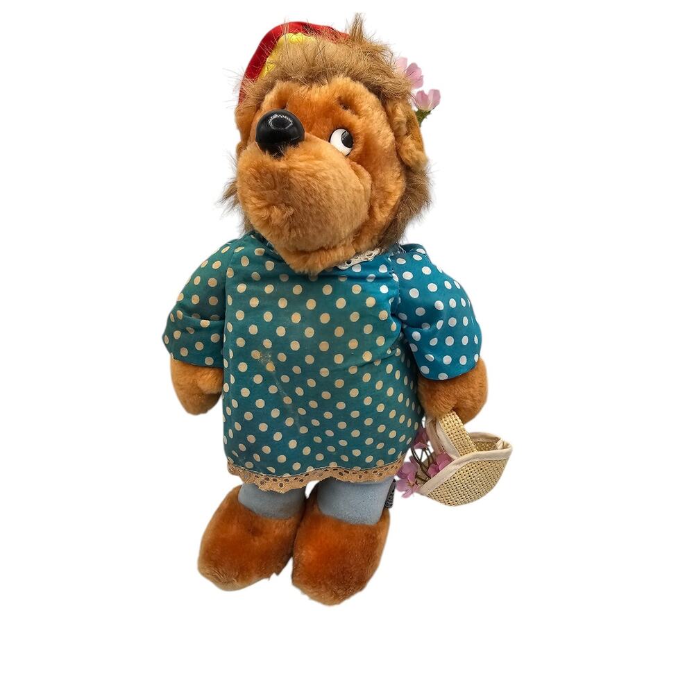 VINTAGE 1984 Emotions Berenstain Bears MAMA BEAR 13" Plush STUFFED Animal Toy